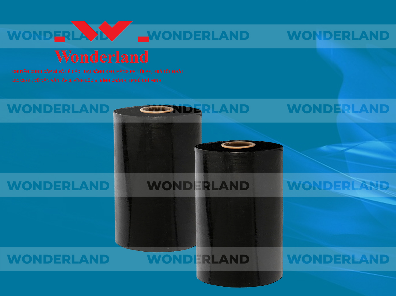 MÀNG PE ĐEN 10.2KG LÕI 500G CHẤT LƯỢNG CAO WONDERLAND