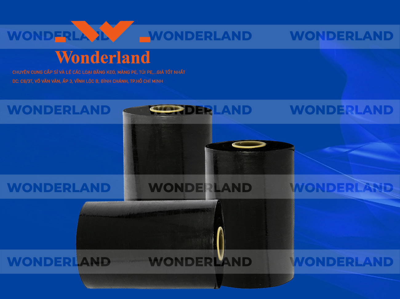 MÀNG PE ĐEN 10.3KG LÕI 500G CHẤT LƯỢNG CAO WONDERLAND GIÁ SỈ TỐT NHẤT