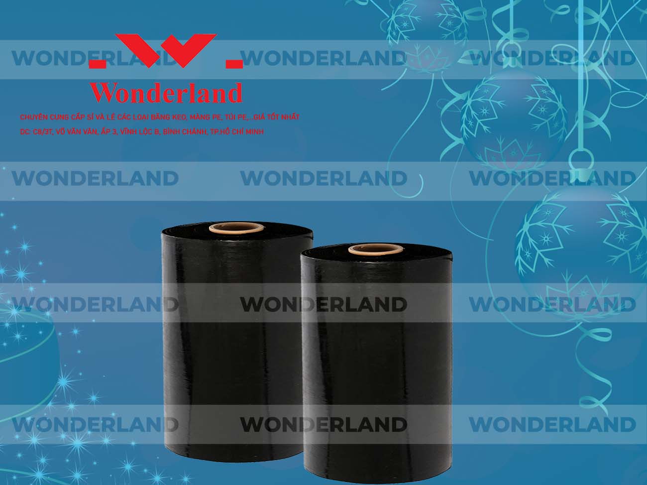 MÀNG PE ĐEN 11.3KG LÕI 500G CHẤT LƯỢNG CAO WONDERLAND