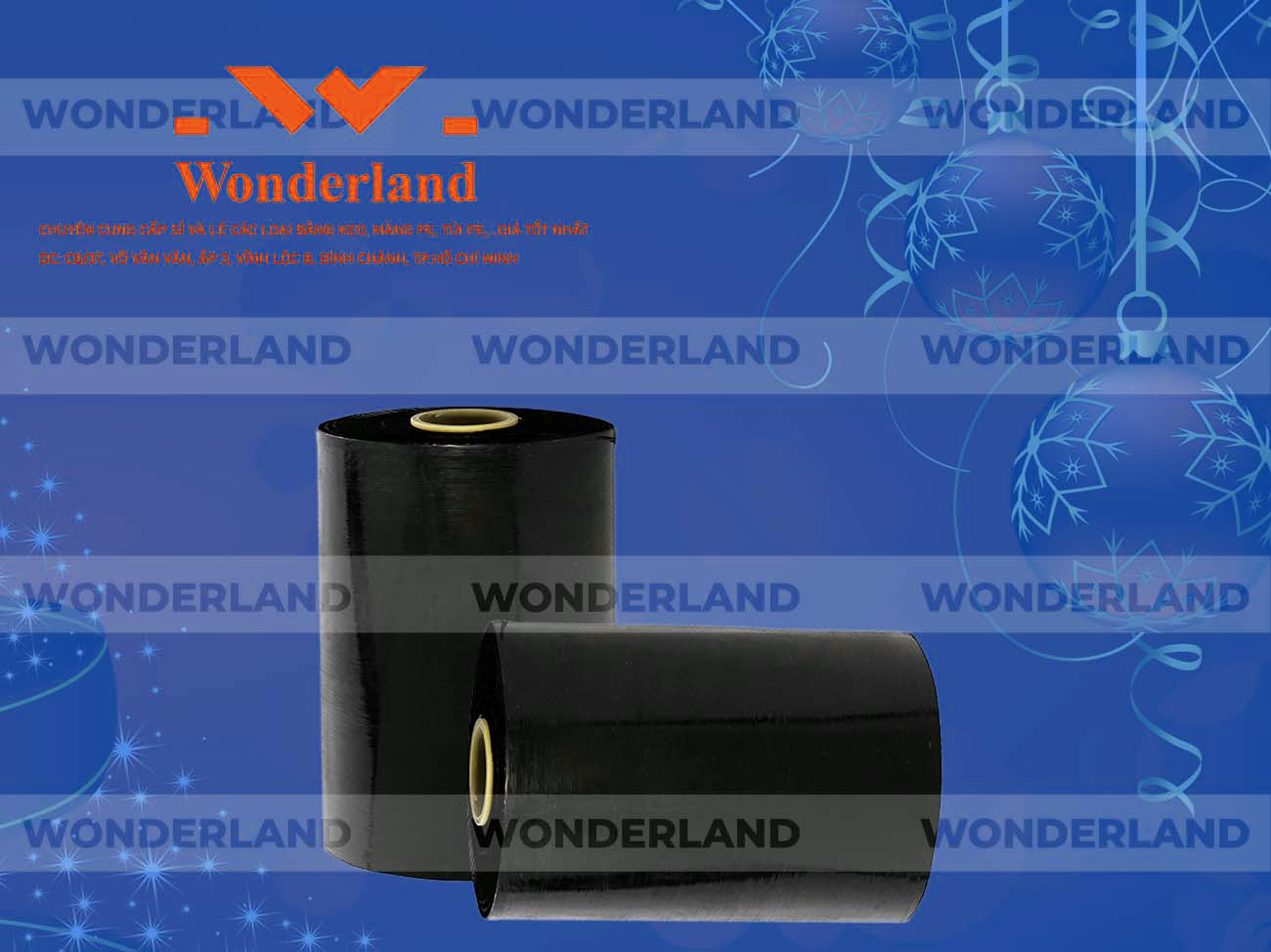 MÀNG PE ĐEN 11.4KG LÕI 500G CHẤT LƯỢNG CAO WONDERLAND GIÁ SỈ TỐT NHẤT