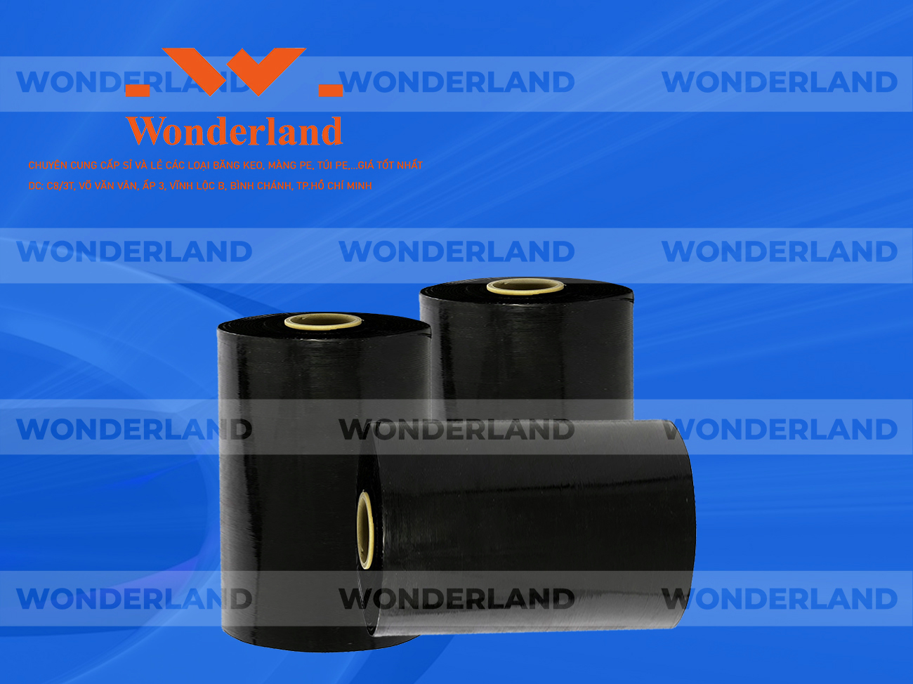 MÀNG PE ĐEN 11.6KG LÕI 500G CHẤT LƯỢNG CAO WONDERLAND GIÁ SỈ TỐT NHẤT