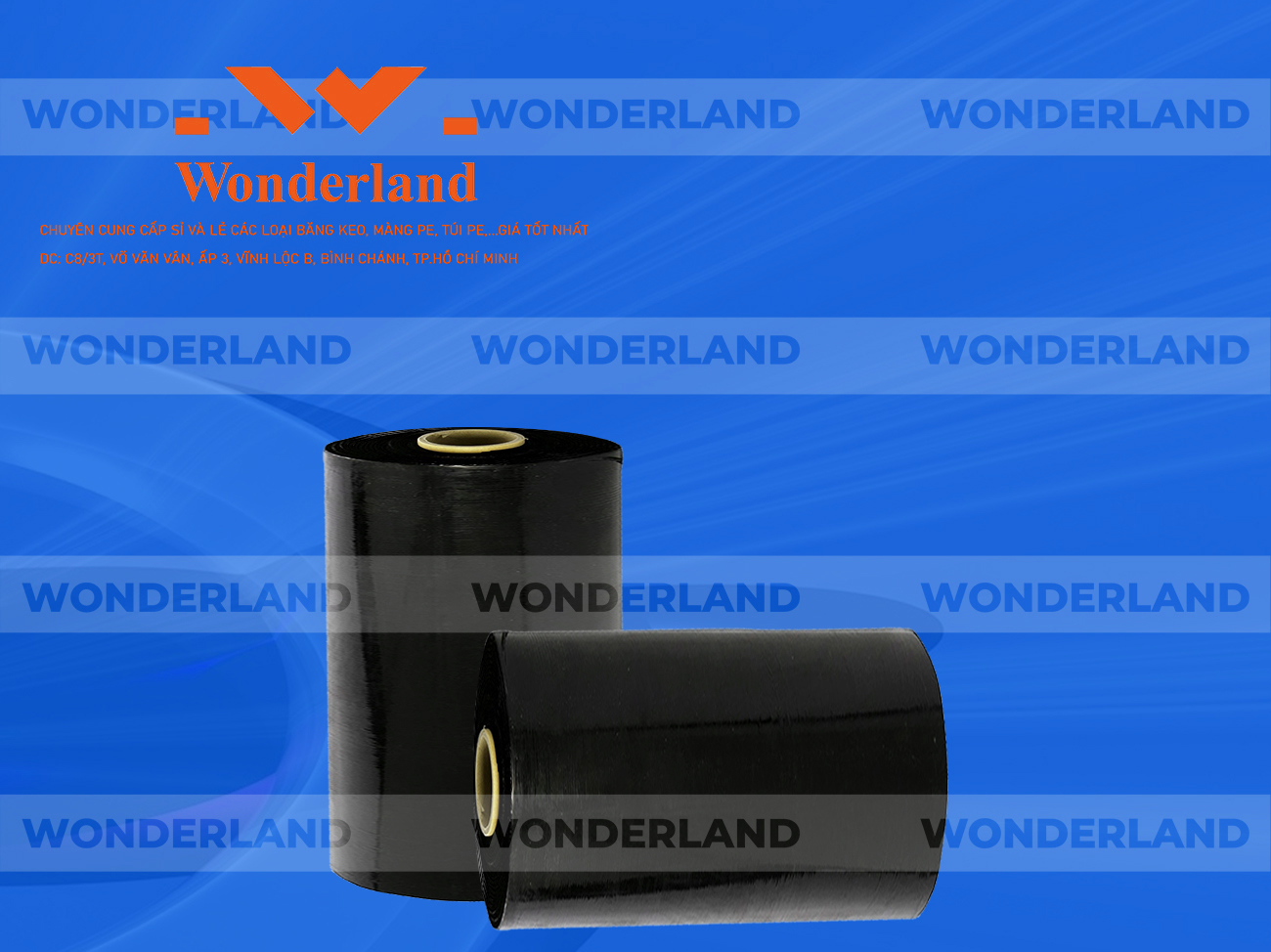 MÀNG PE ĐEN 11.6KG LÕI 500G CHẤT LƯỢNG CAO WONDERLAND