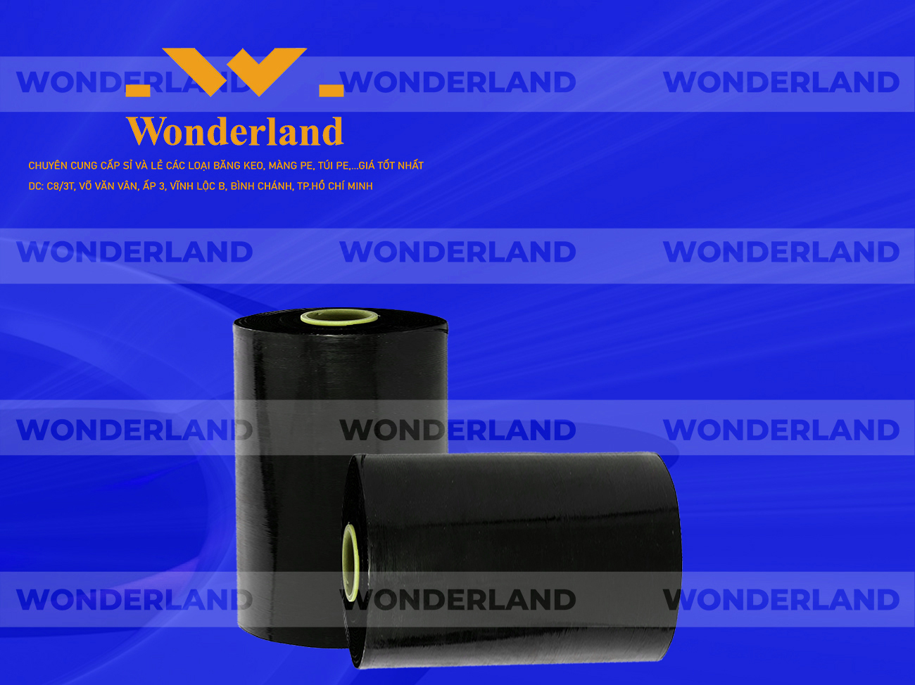 MÀNG PE ĐEN 11.7KG LÕI 500G CHẤT LƯỢNG CAO WONDERLAND