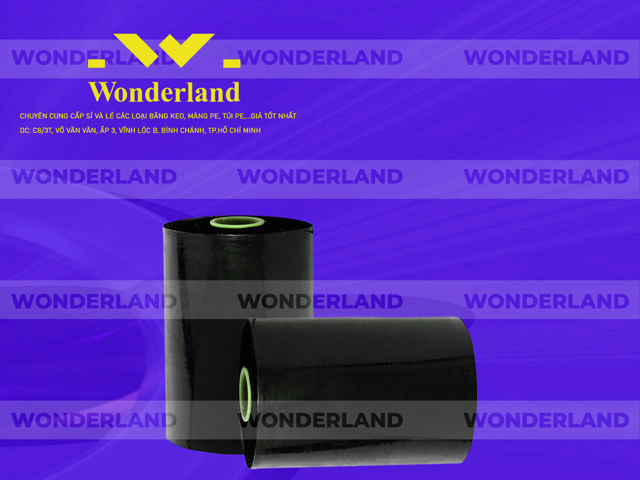 MÀNG PE ĐEN 11.8KG LÕI 500G CHẤT LƯỢNG CAO WONDERLAND