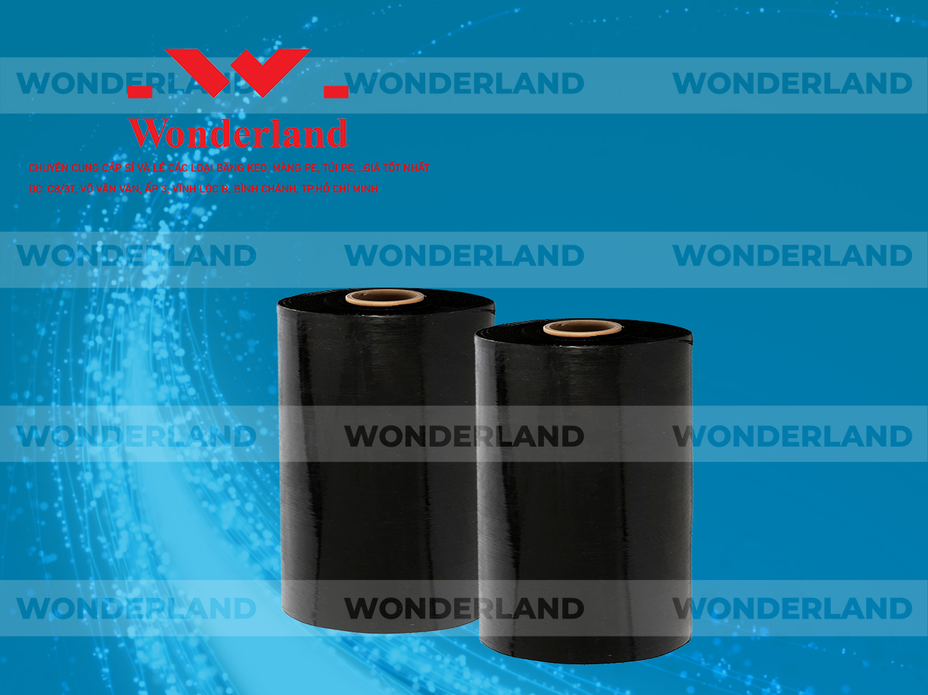 MÀNG PE ĐEN 11KG LÕI 500G CHẤT LƯỢNG CAO WONDERLAND