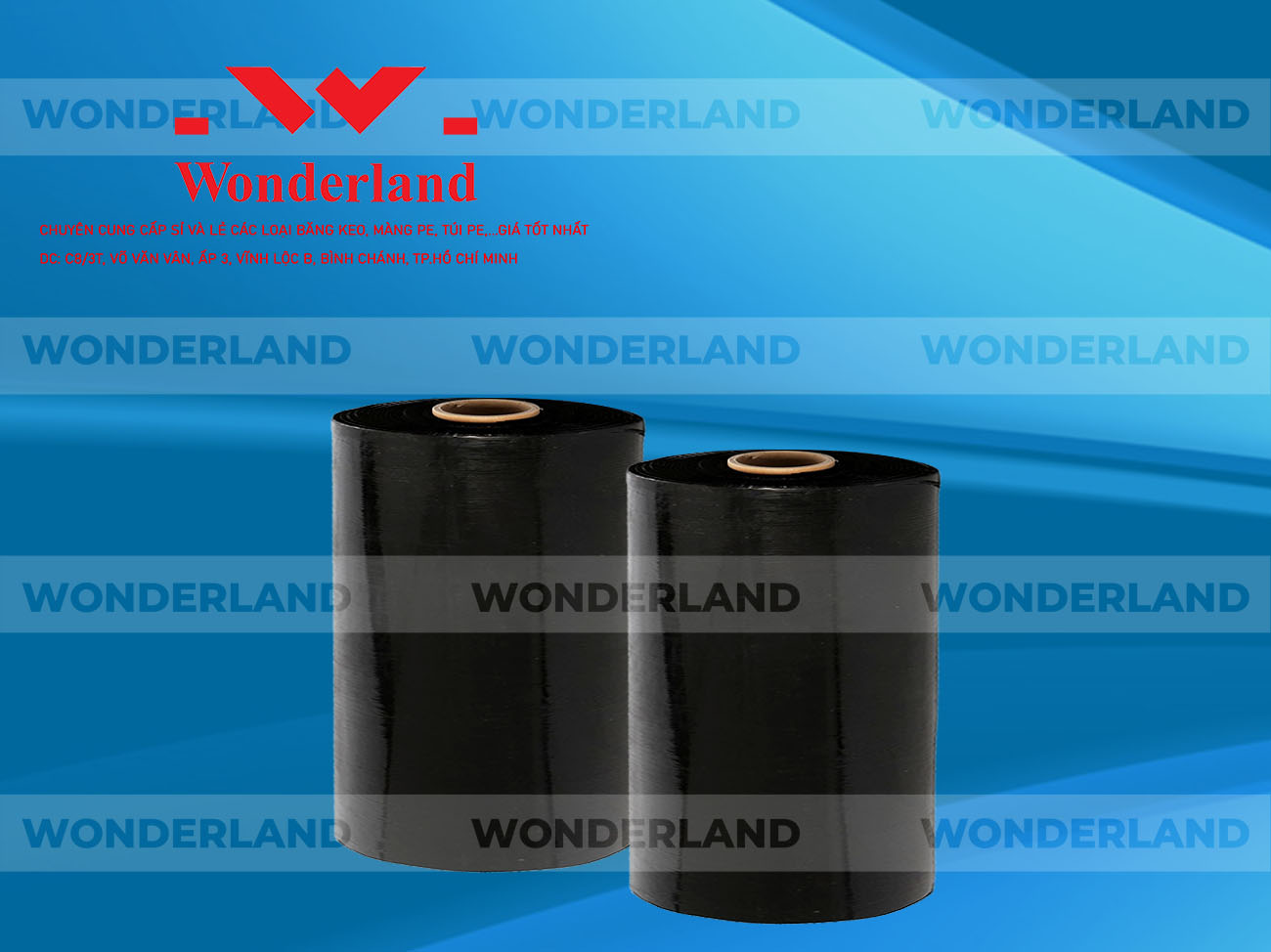 MÀNG PE ĐEN 12.7KG LÕI 1.2KG CHẤT LƯỢNG CAO WONDERLAND