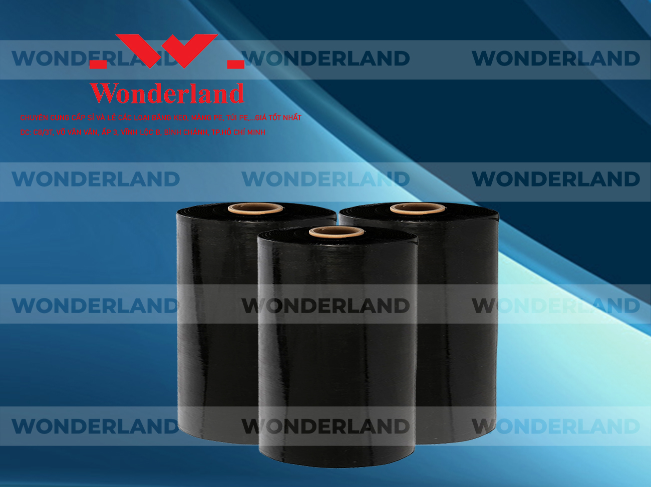 MÀNG PE ĐEN 13.9KG LÕI 1.2KG CHẤT LƯỢNG CAO WONDERLAND GIÁ SỈ TỐT NHẤT