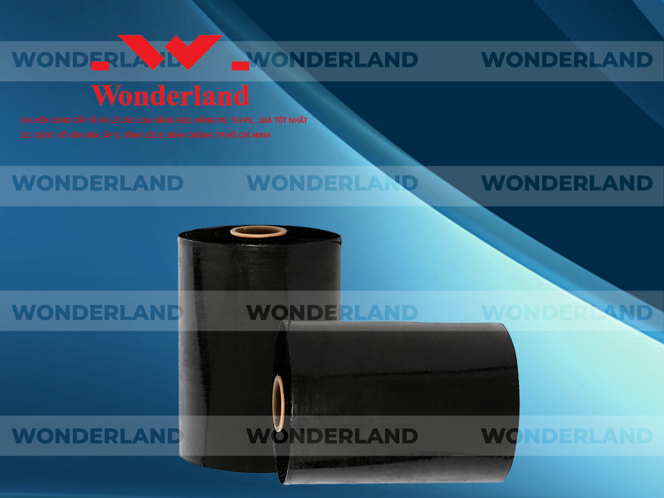 MÀNG PE ĐEN 13.9KG LÕI 1.2KG CHẤT LƯỢNG CAO WONDERLAND
