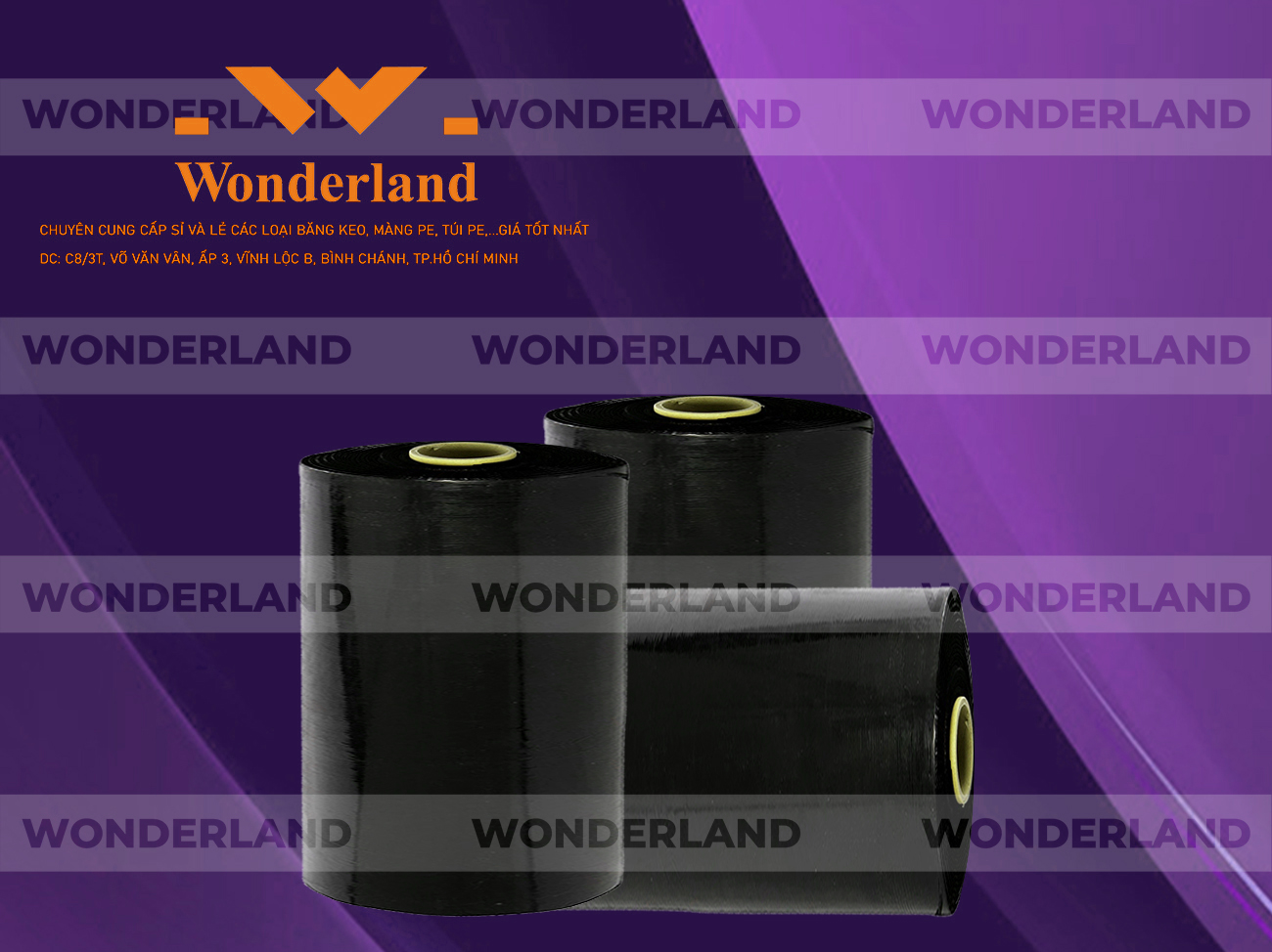MÀNG PE ĐEN 14.8KG LÕI 1.2KG CHẤT LƯỢNG CAO WONDERLAND GIÁ SỈ TỐT NHẤT