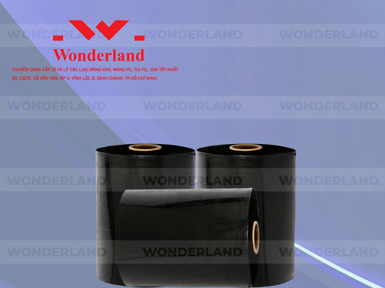 MÀNG PE ĐEN 15.8KG-LOI-1.2KG CHẤT LƯỢNG CAO WONDERLAND GIÁ SỈ TỐT NHẤT