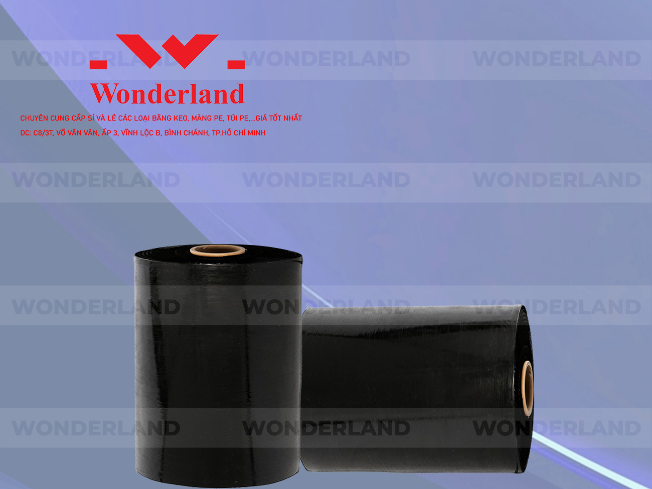 MÀNG PE ĐEN 15.8KG-LOI-1.2KG CHẤT LƯỢNG CAO WONDERLAND