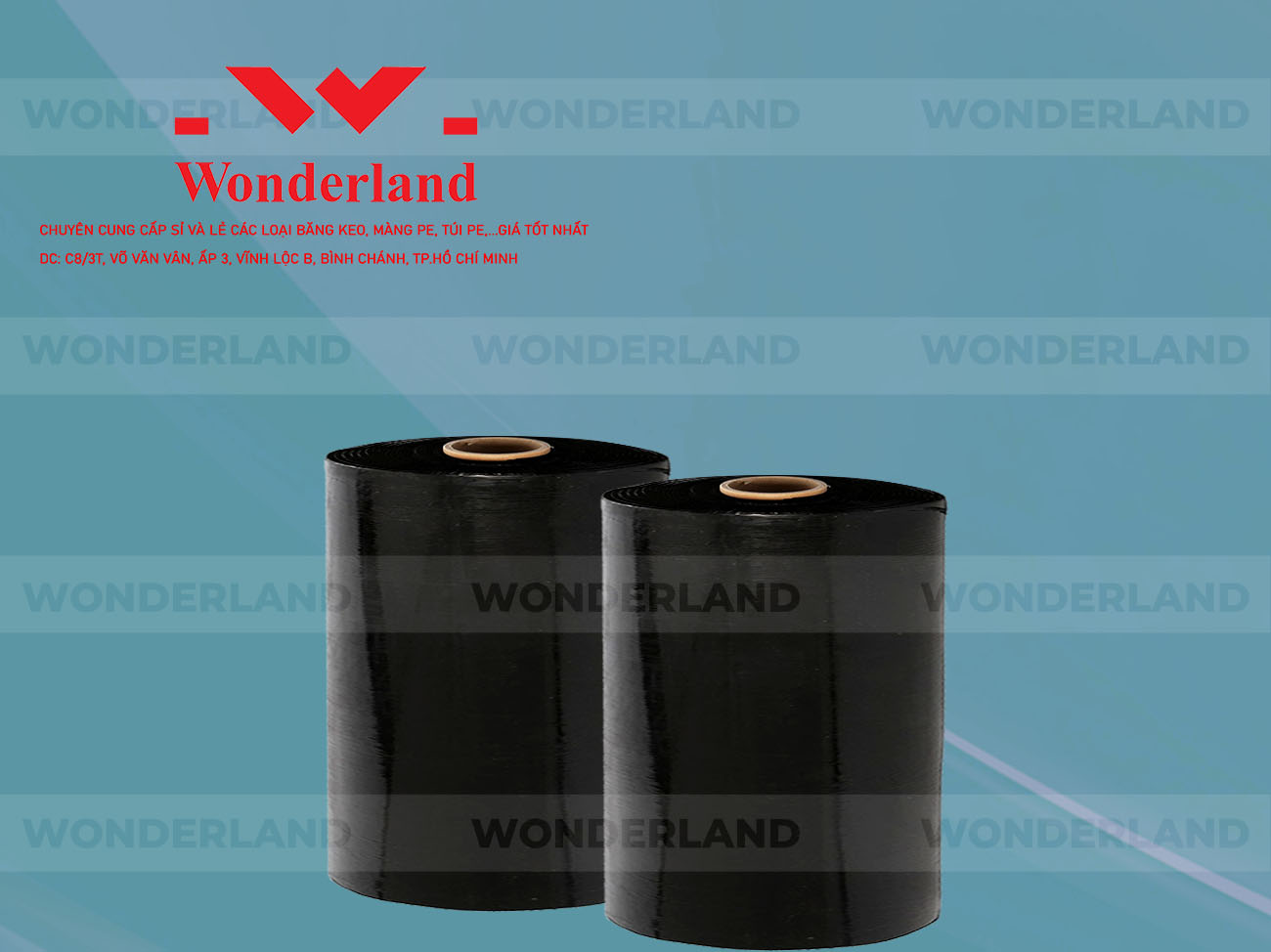 MÀNG PE ĐEN 17.1KG LÕI 1.2KG CHẤT LƯỢNG CAO WONDERLAND