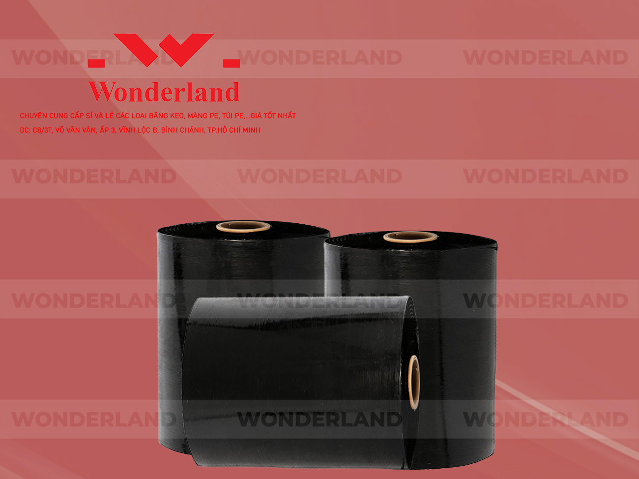 MÀNG PE ĐEN 17.6KG LÕI 1.2KG CHẤT LƯỢNG CAO WONDERLAND GIÁ SỈ TỐT NHẤT