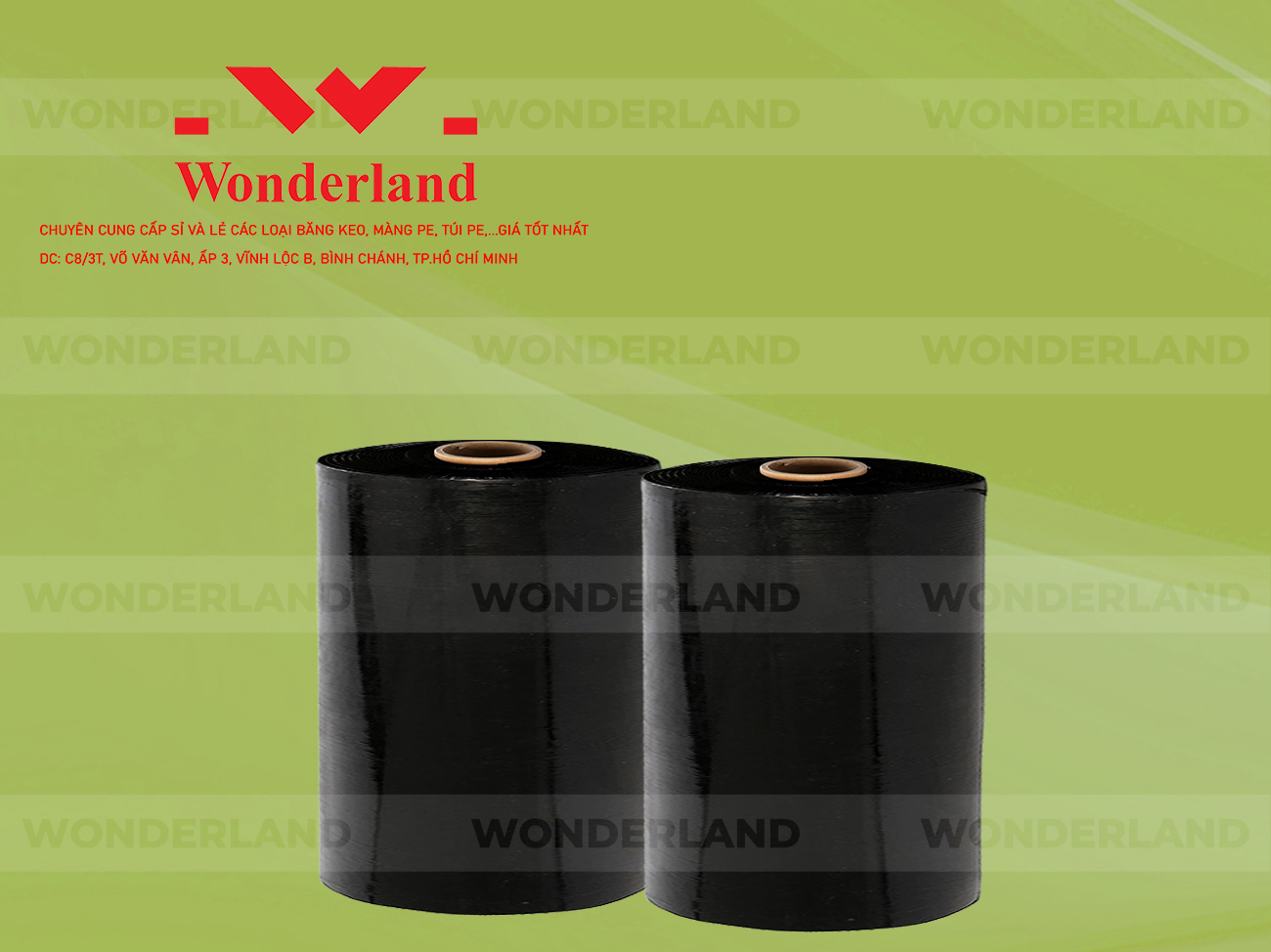 MÀNG PE ĐEN 17.8KG LÕI 1.2KG CHẤT LƯỢNG CAO WONDERLAND