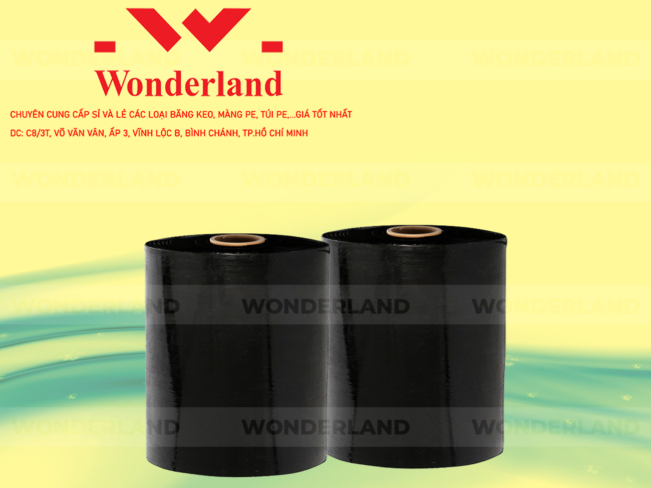 MÀNG PE ĐEN 18.8KG LÕI 1.2KG CHẤT LƯỢNG CAO WONDERLAND