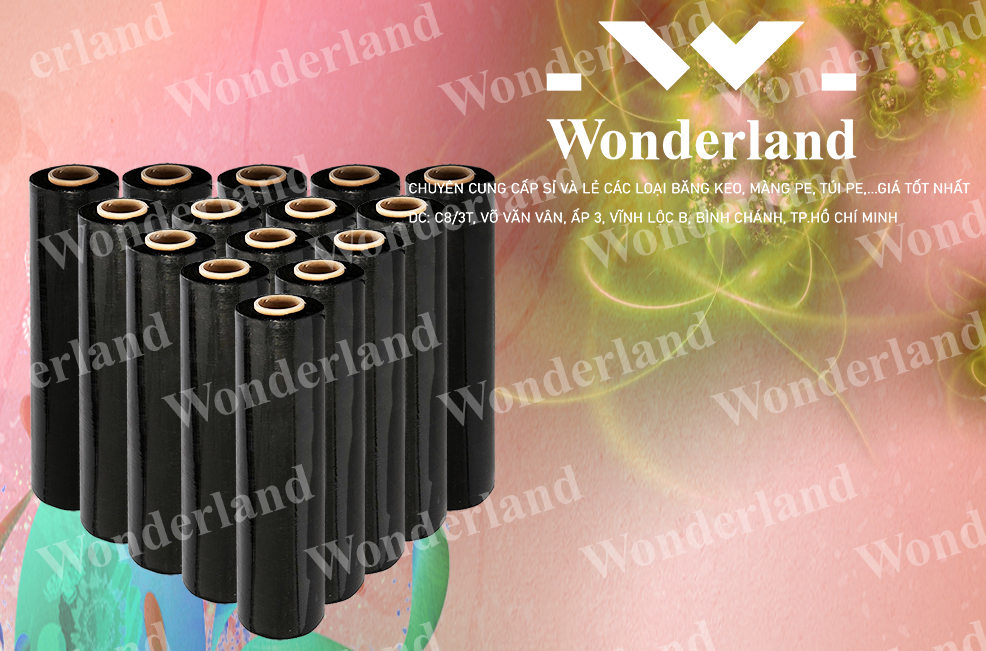 MÀNG PE ĐEN 2.1KG LÕI 200G CHẤT LƯỢNG CAO WONDERLAND GIÁ SỈ TỐT NHẤT