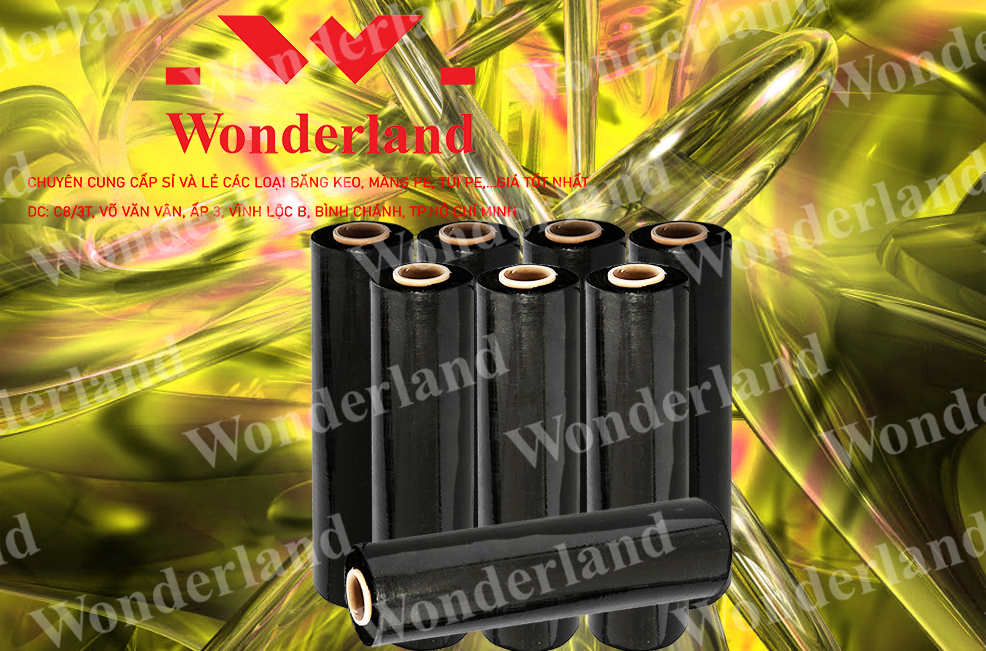 MÀNG PE ĐEN 2.3KG LÕI 200G CHẤT LƯỢNG CAO WONDERLAND GIÁ SỈ TỐT NHẤT