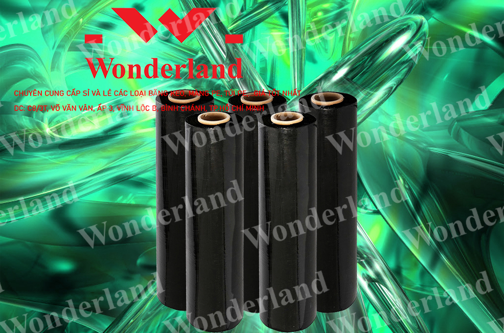 MÀNG PE ĐEN 2.3KG LÕI 200G CHẤT LƯỢNG CAO WONDERLAND