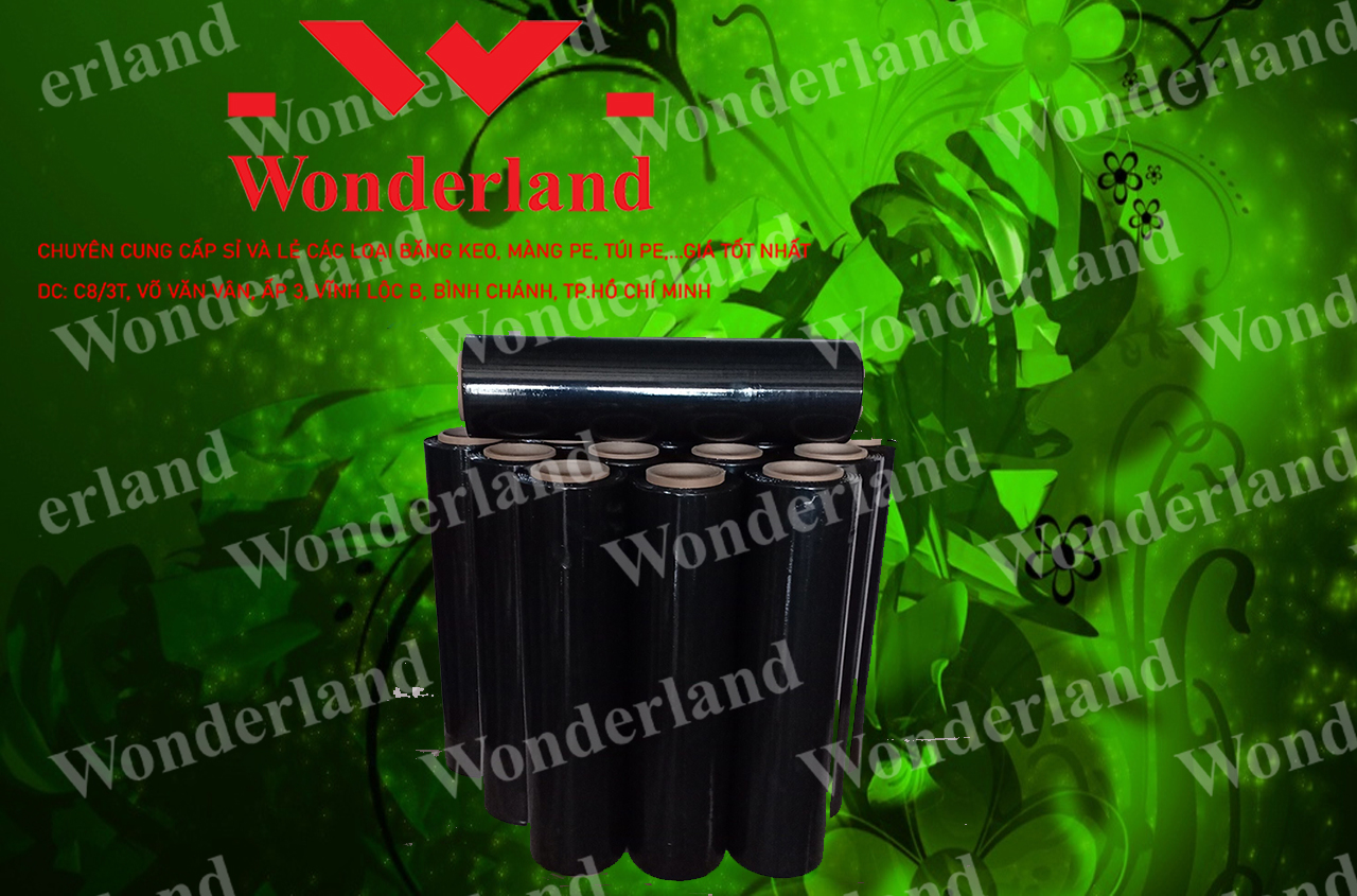 MÀNG PE ĐEN 2.5KG LÕI 200G CHẤT LƯỢNG CAO WONDERLAND