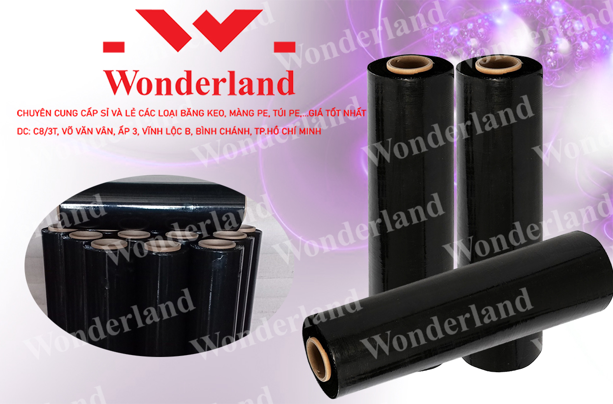 MÀNG PE ĐEN 2.6KG LÕI 200G CHẤT LƯỢNG CAO WONDERLAND GIÁ SỈ TỐT NHẤT