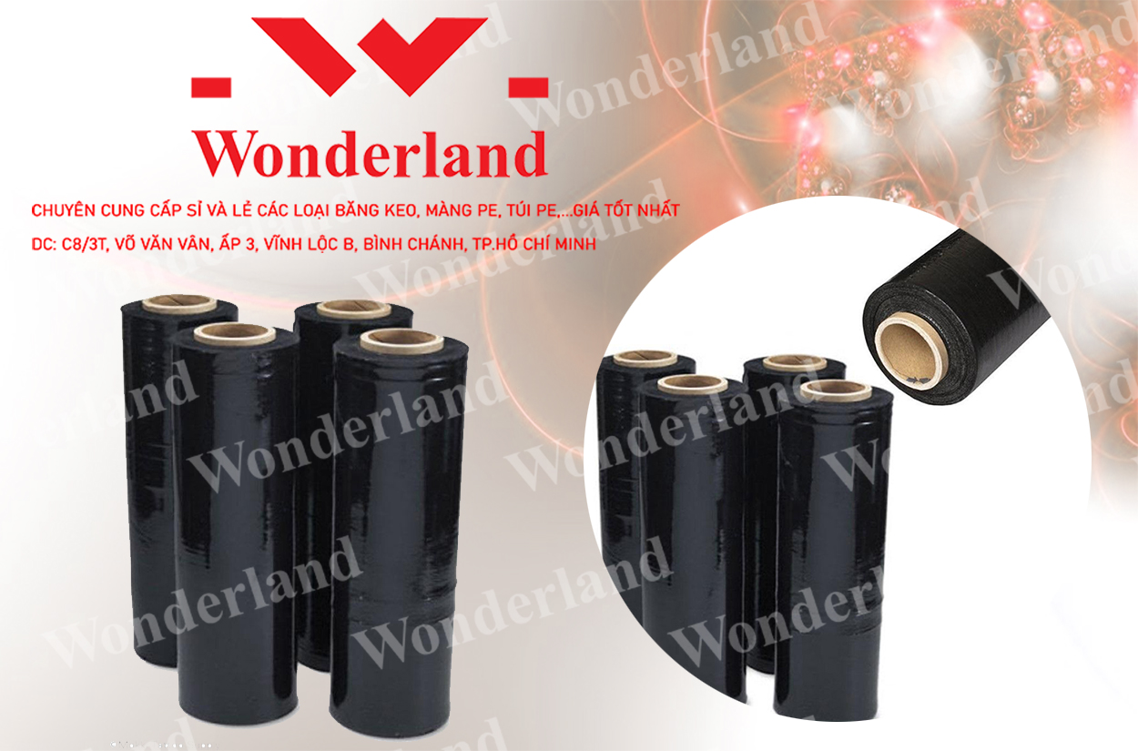 MÀNG PE ĐEN 2.6KG LÕI 200G CHẤT LƯỢNG CAO WONDERLAND
