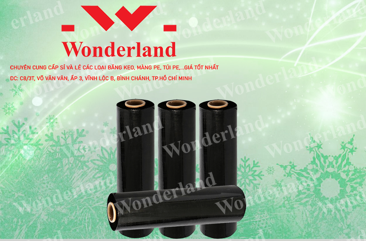 MÀNG PE ĐEN 2.8KG LÕI 200G CHẤT LƯỢNG CAO WONDERLAND