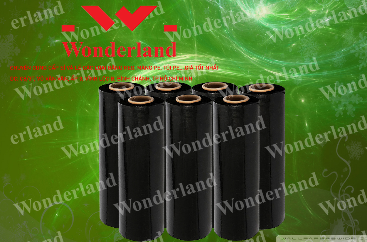 MÀNG PE ĐEN 3.1KG LÕI 200G CHẤT LƯỢNG CAO WONDERLAND GIÁ SỈ TỐT NHẤT