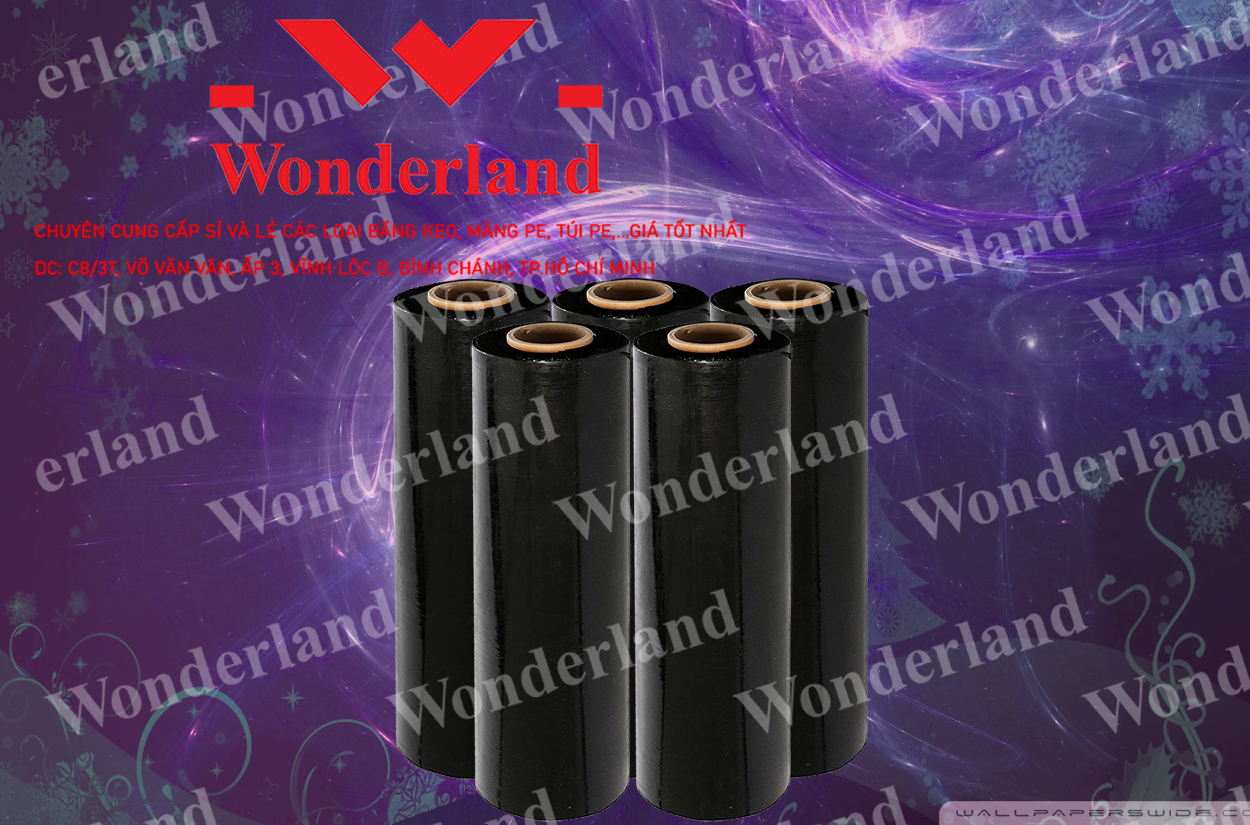 MÀNG PE ĐEN 3.1KG LÕI 200G CHẤT LƯỢNG CAO WONDERLAND