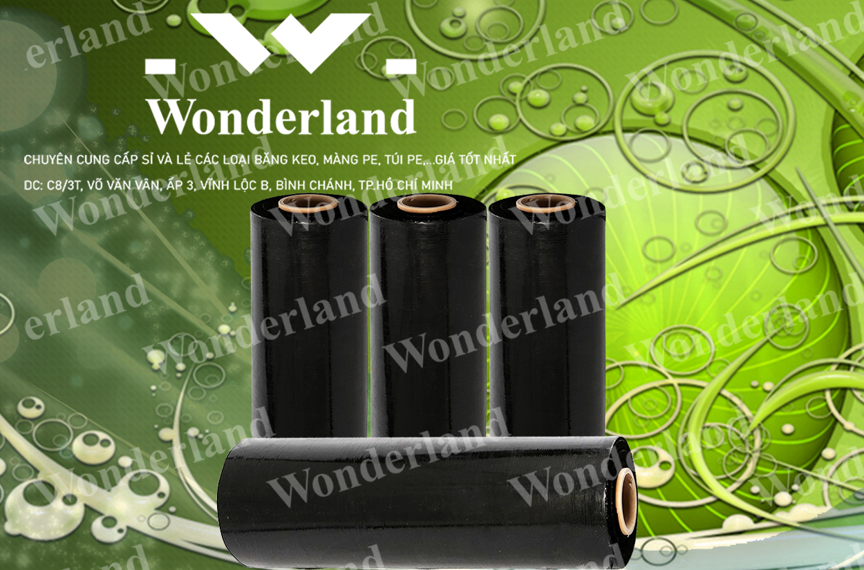 MÀNG PE ĐEN 3.5KG LÕI 200G CHẤT LƯỢNG CAO WONDERLAND