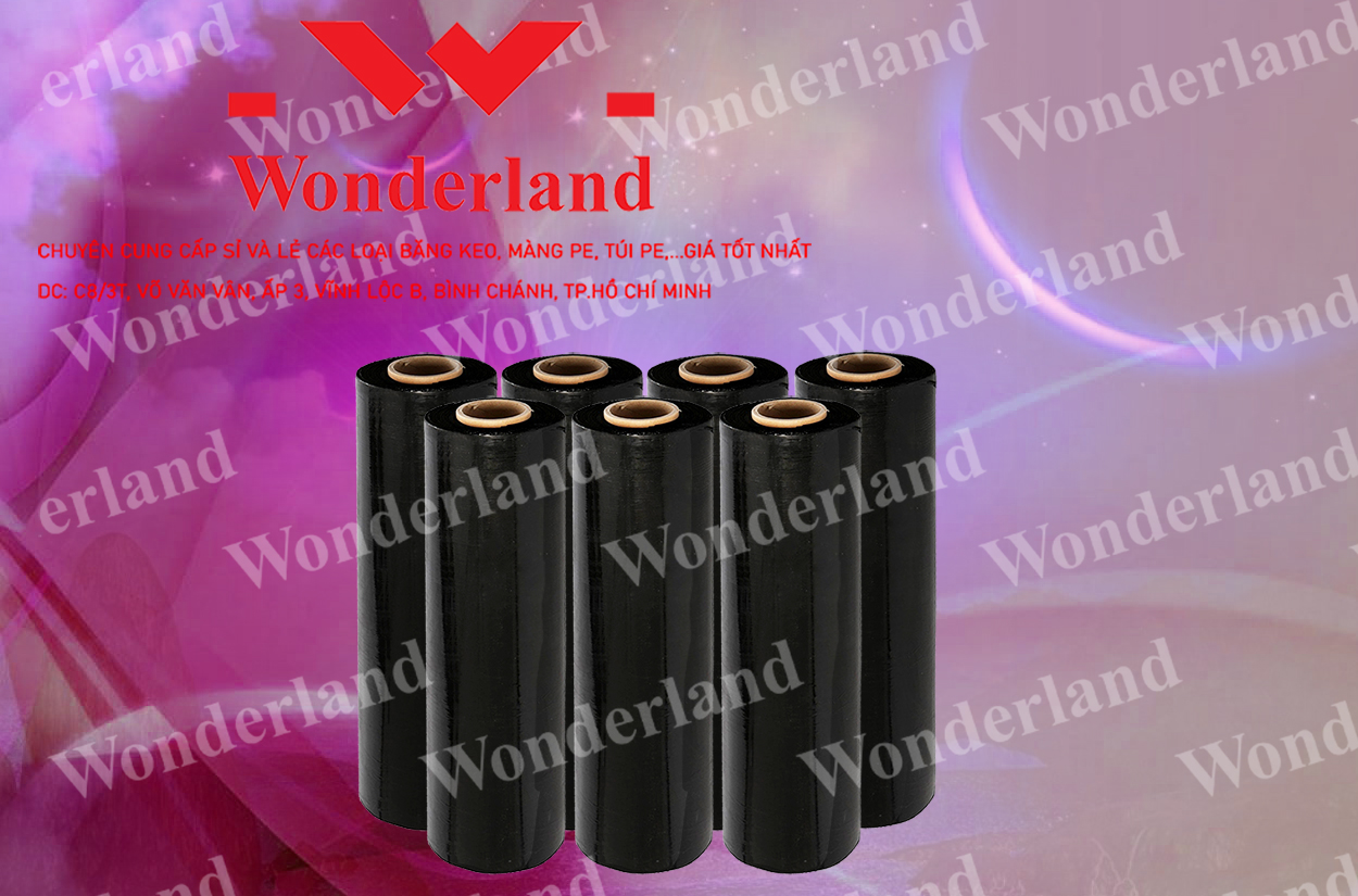 MÀNG PE ĐEN 3KG LÕI 200G CHẤT LƯỢNG CAO WONDERLAND GIÁ SỈ TỐT NHẤT