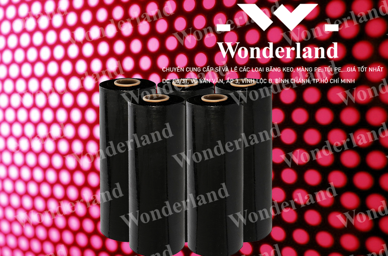 MÀNG PE ĐEN 4.2KG LÕI 200G CHẤT LƯỢNG CAO WONDERLAND GIÁ SỈ TỐT NHẤT