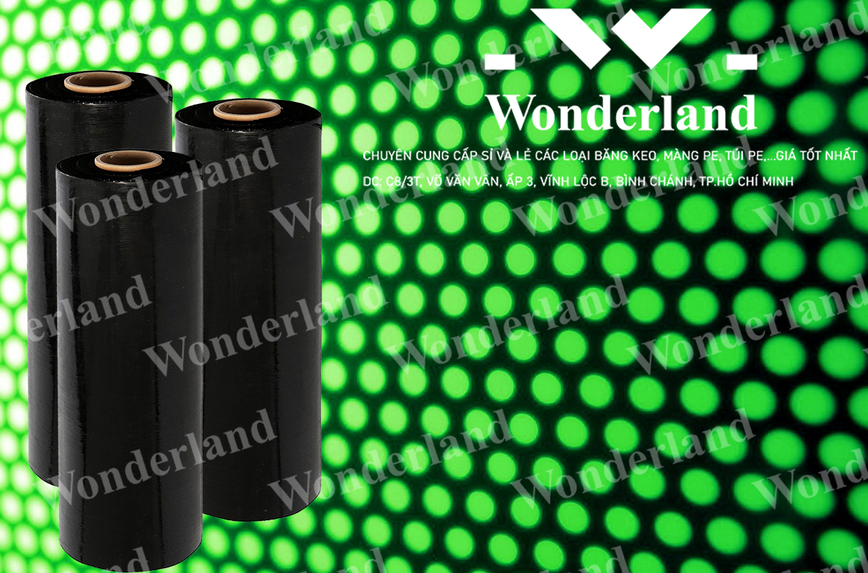 MÀNG PE ĐEN 4.2KG LÕI 200G CHẤT LƯỢNG CAO WONDERLAND