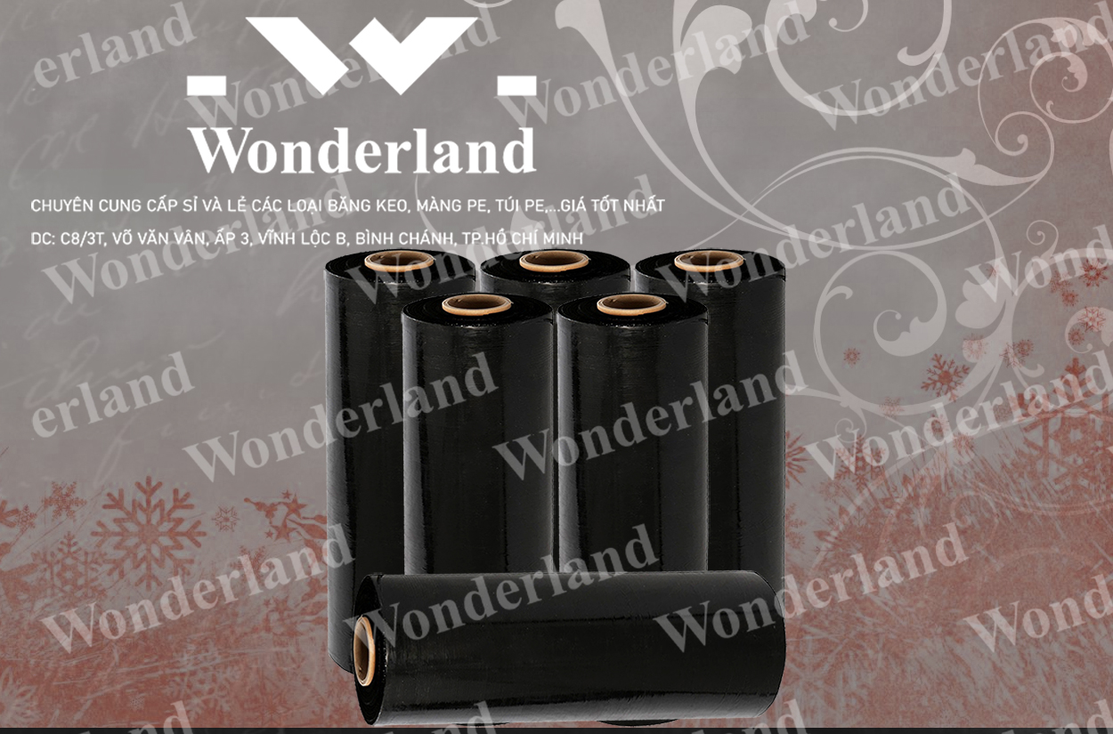 MÀNG PE ĐEN 4.4KG LÕI 200G CHẤT LƯỢNG CAO WONDERLAND GIÁ SỈ TỐT NHẤT