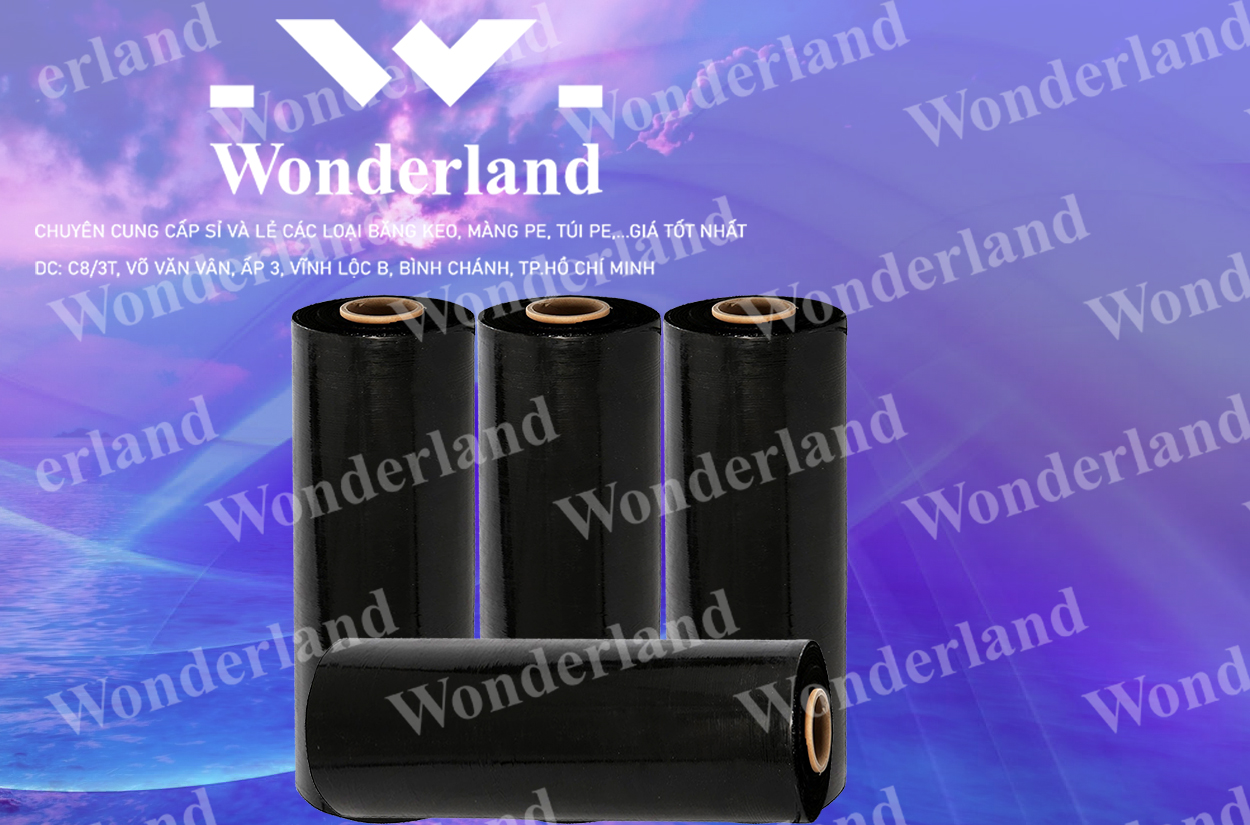 MÀNG PE ĐEN 4.5KG LÕI 200G CHẤT LƯỢNG CAO WONDERLAND
