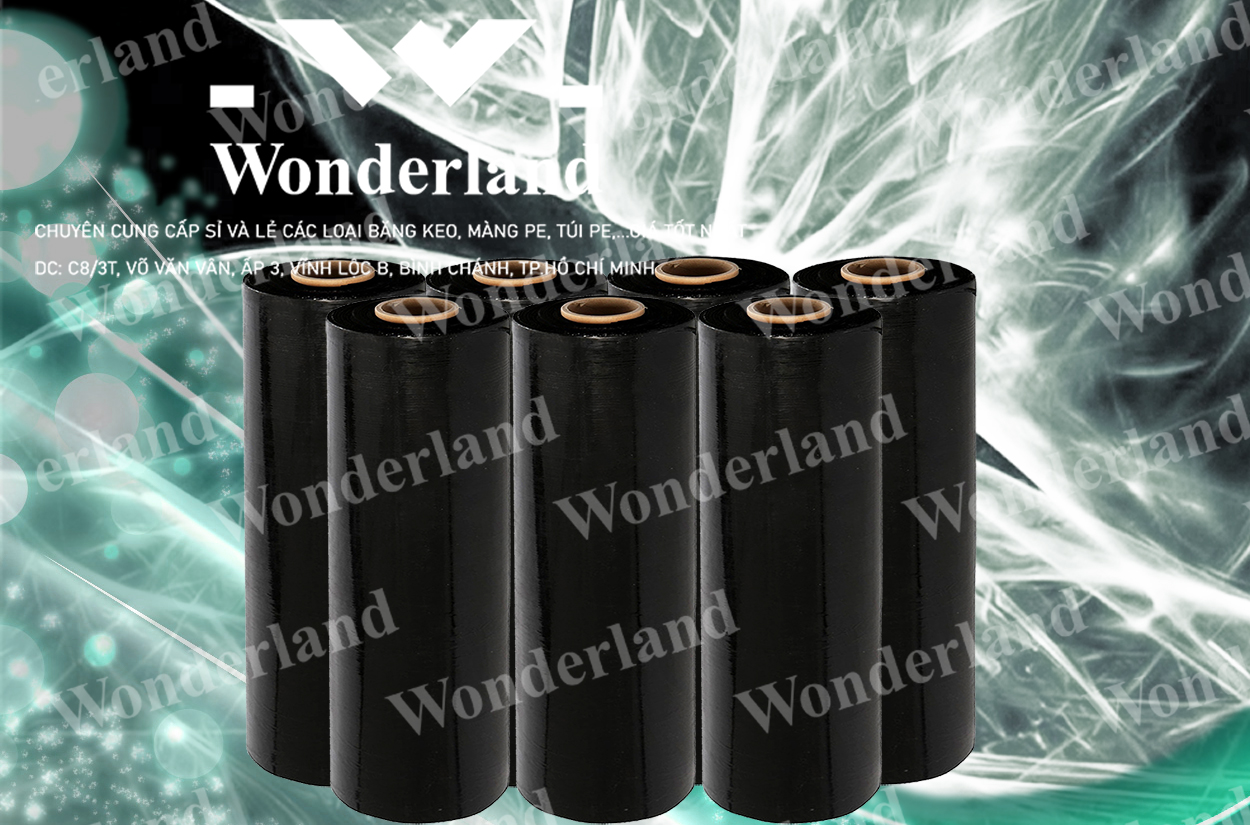 MÀNG PE ĐEN 4.8KG LÕI 200G CHẤT LƯỢNG CAO WONDERLAND GIÁ SỈ TỐT NHẤT