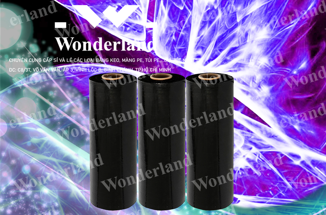 MÀNG PE ĐEN 4.8KG LÕI 200G CHẤT LƯỢNG CAO WONDERLAND