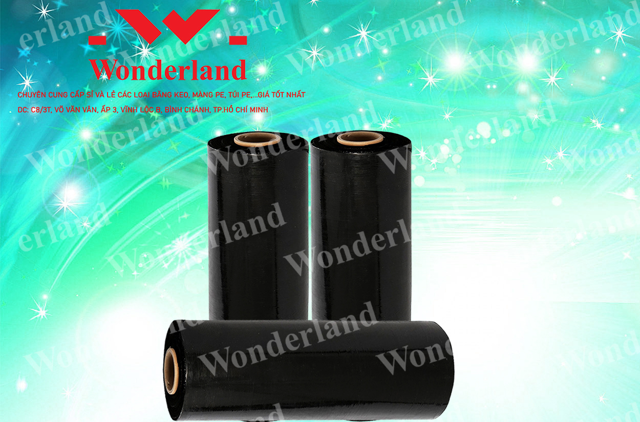 MÀNG PE ĐEN 4.9KG LÕI 200G CHẤT LƯỢNG CAO WONDERLAND