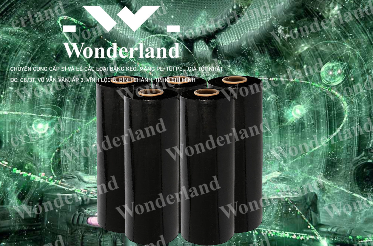 MÀNG PE ĐEN 4KG LÕI 200G CHẤT LƯỢNG CAO WONDERLAND GIÁ SỈ TỐT NHẤT