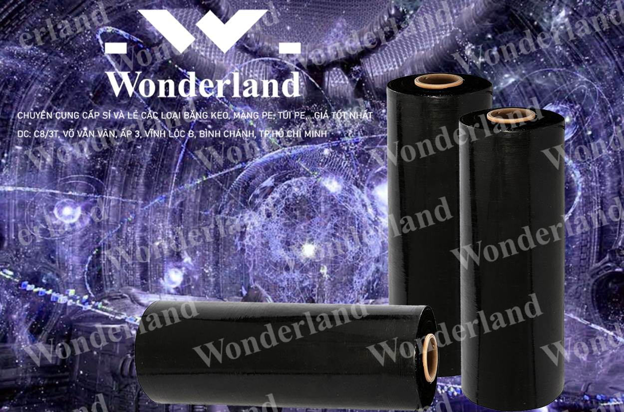 MÀNG PE ĐEN 4KG LÕI 200G CHẤT LƯỢNG CAO WONDERLAND