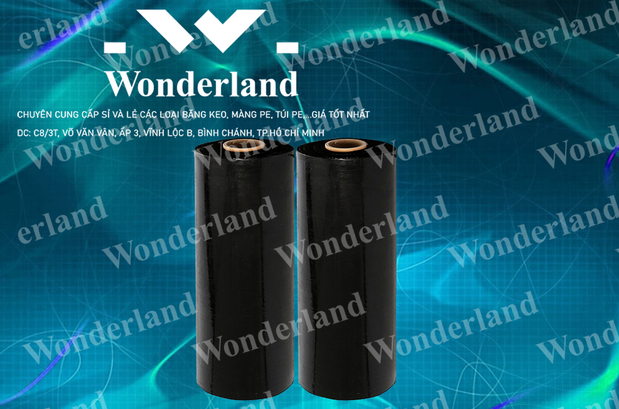 MÀNG PE ĐEN 5.1KG LÕI 200G CHẤT LƯỢNG CAO WONDERLAND
