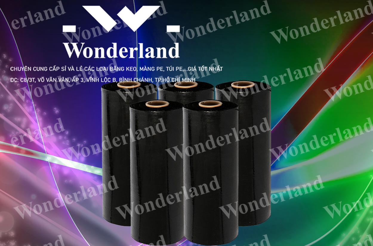 MÀNG PE ĐEN 5.2KG LÕI 200G CHẤT LƯỢNG CAO WONDERLAND GIÁ SỈ TỐT NHẤT