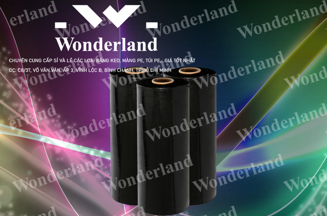 MÀNG PE ĐEN 5.2KG LÕI 200G CHẤT LƯỢNG CAO WONDERLAND