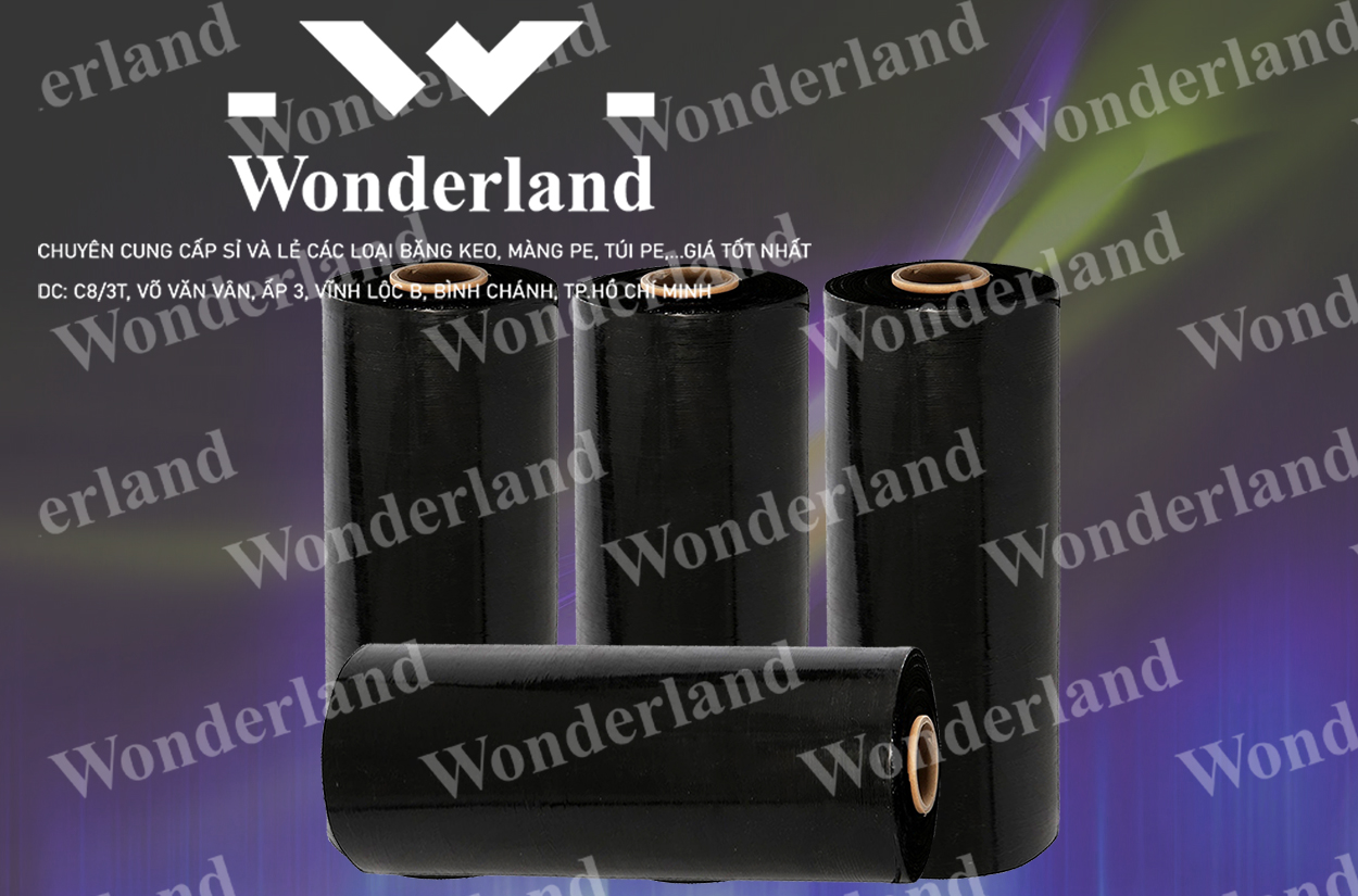 MÀNG PE ĐEN 5.3KG LÕI 200G CHẤT LƯỢNG CAO WONDERLAND GIÁ SỈ TỐT NHẤT
