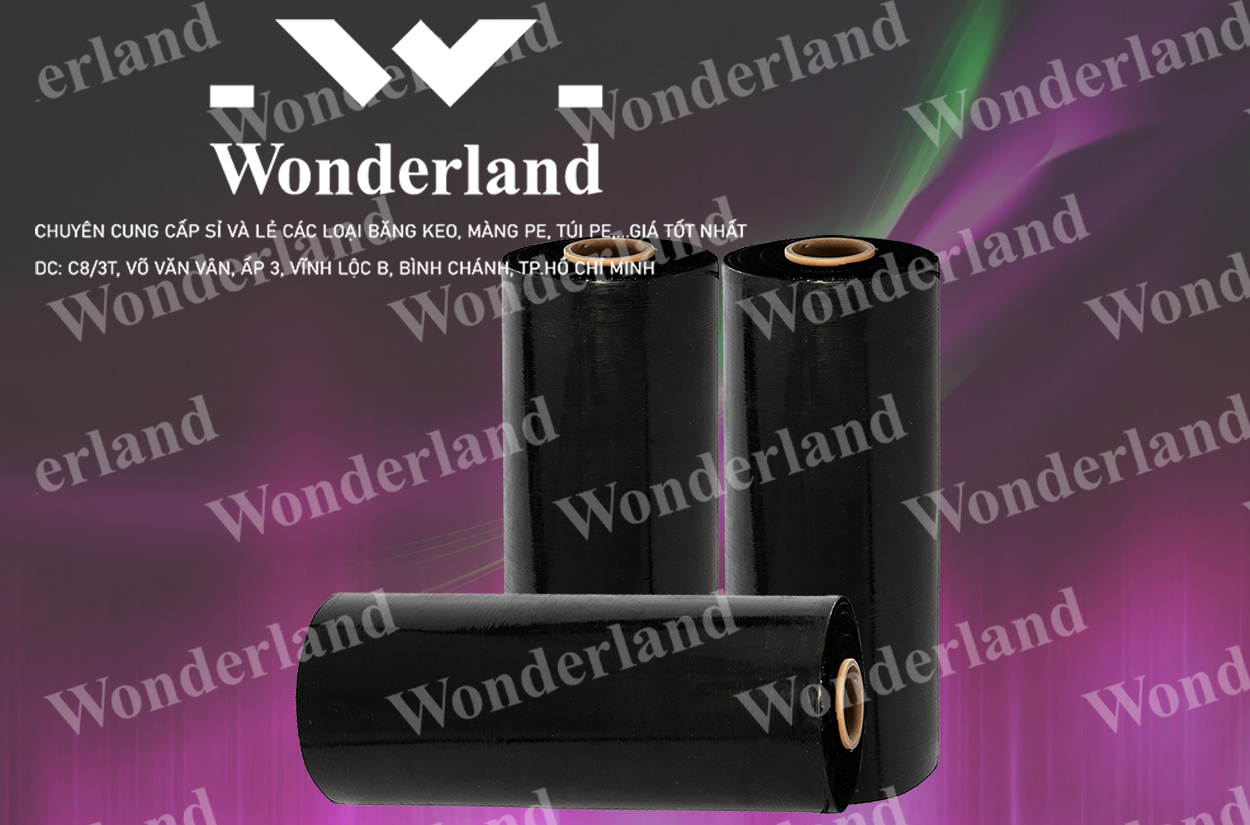 MÀNG PE ĐEN 5.3KG LÕI 200G CHẤT LƯỢNG CAO WONDERLAND