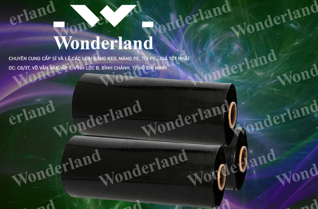 MÀNG PE ĐEN 5.4KG LÕI 200G CHẤT LƯỢNG CAO WONDERLAND