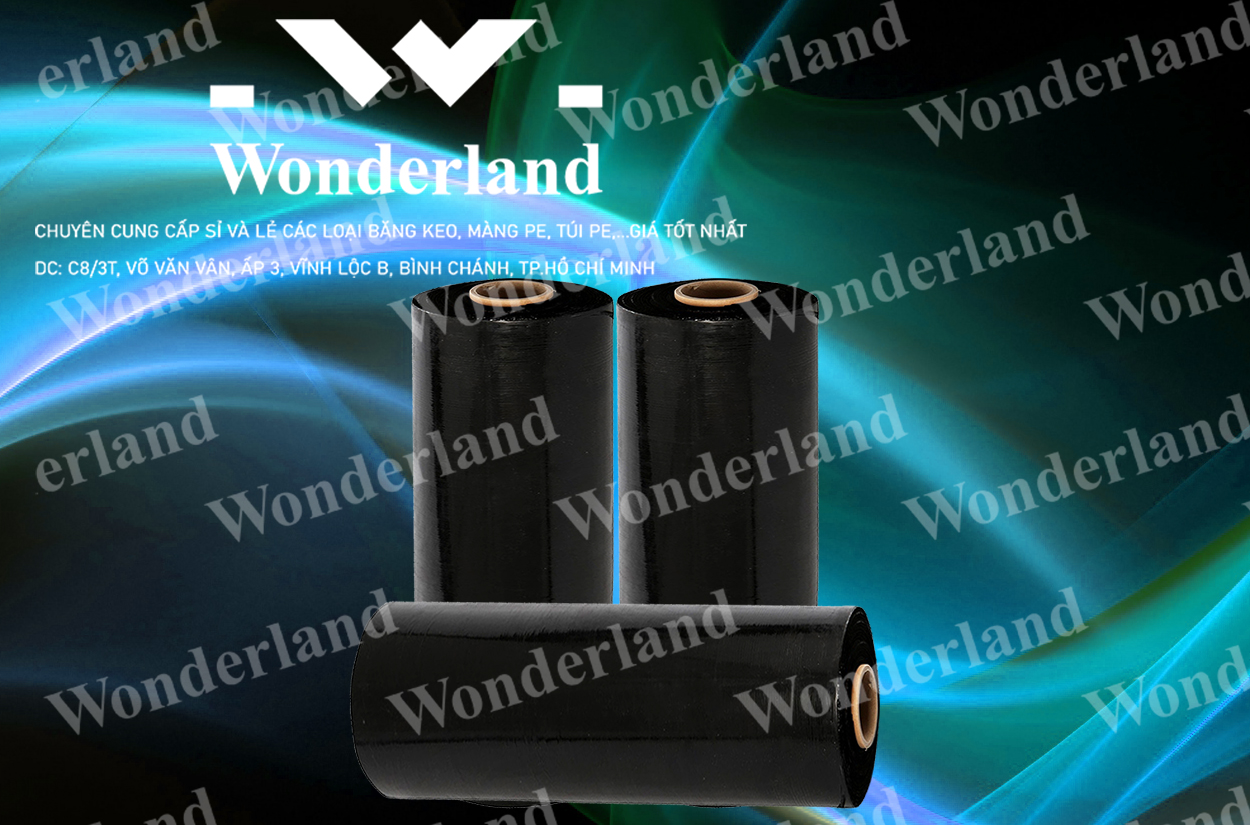 MÀNG PE ĐEN 5.5KG LÕI 200G CHẤT LƯỢNG CAO WONDERLAND