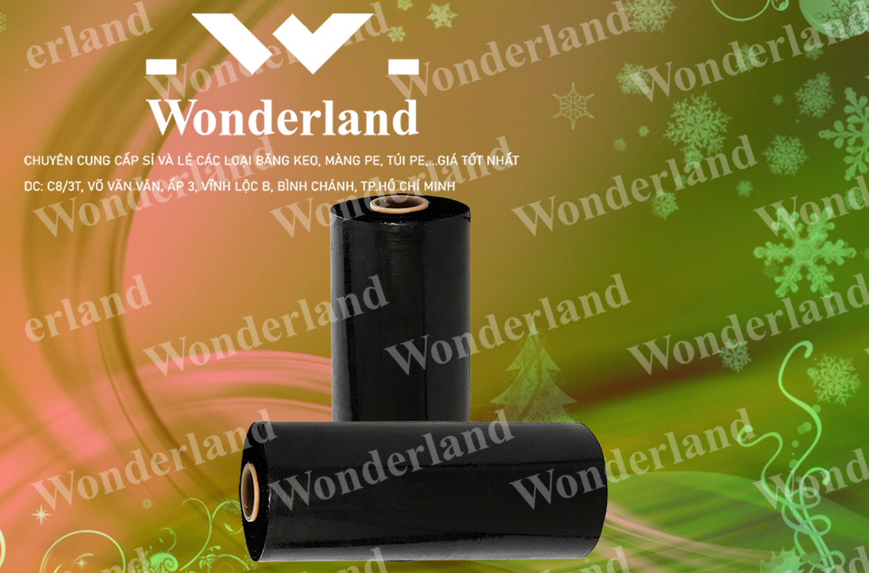 MÀNG PE ĐEN 5.6KG LÕI 200G CHẤT LƯỢNG CAO WONDERLAND