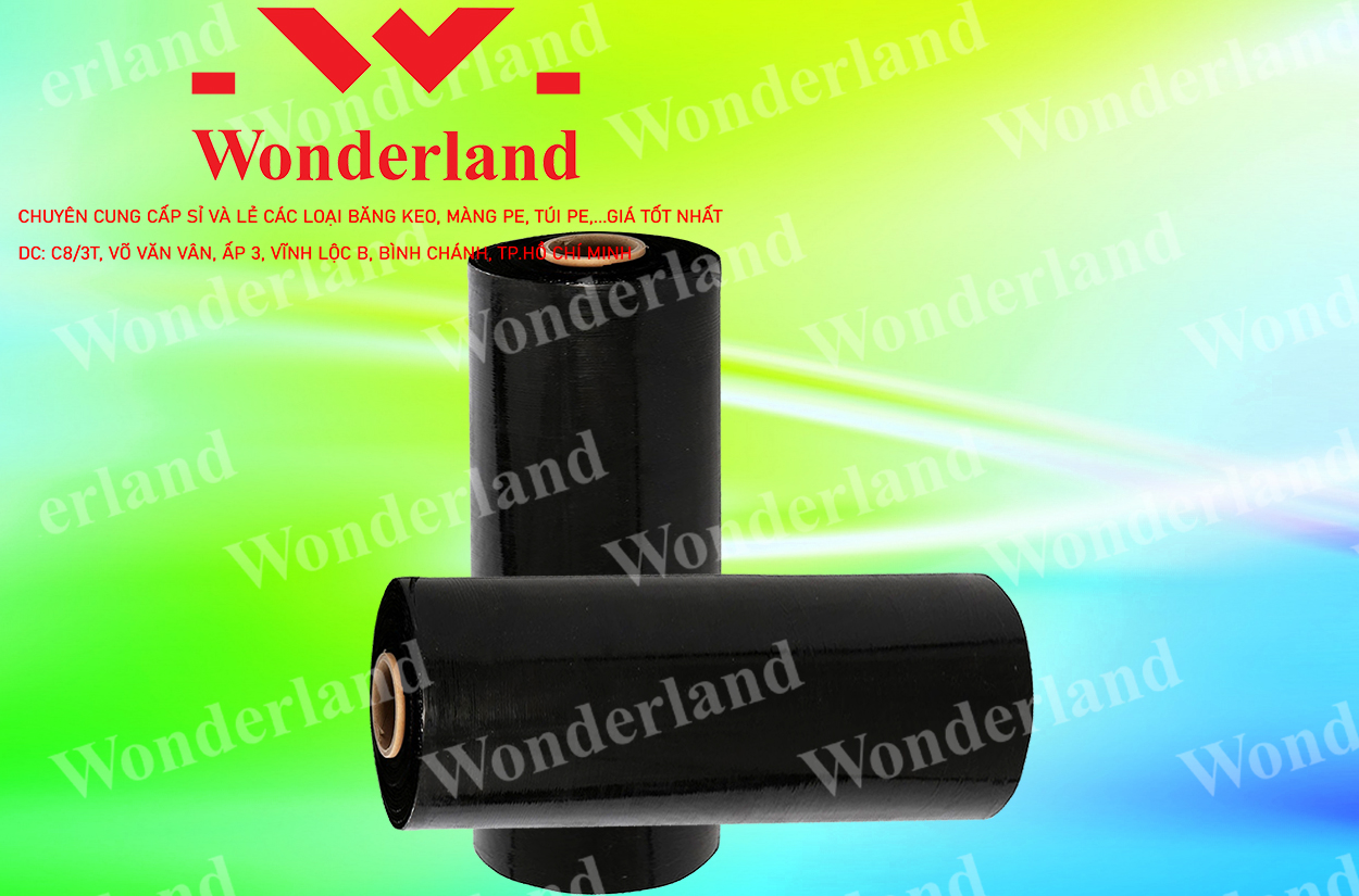 MÀNG PE ĐEN 5.7KG LÕI 200G CHẤT LƯỢNG CAO WONDERLAND