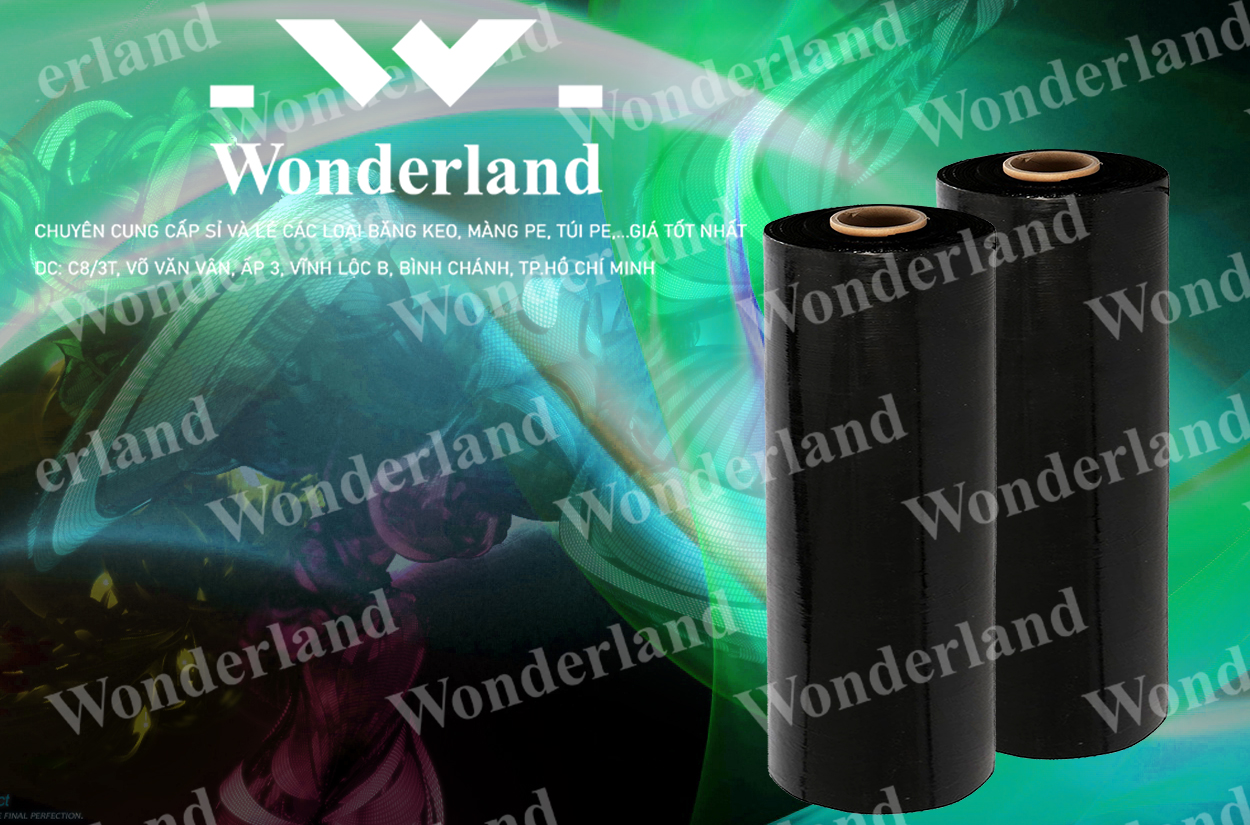 MÀNG PE ĐEN 5.9KG LÕI 200G CHẤT LƯỢNG CAO WONDERLAND
