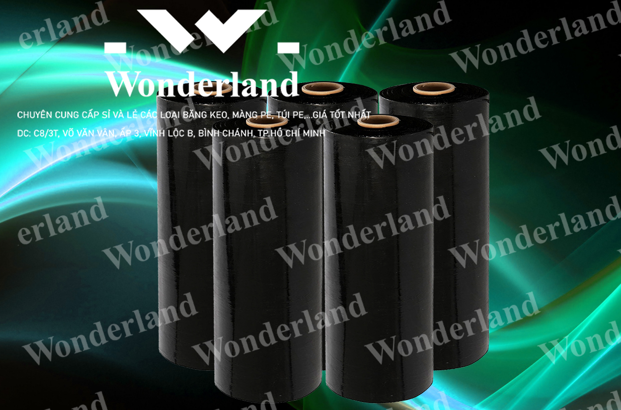 MÀNG PE ĐEN 6.3KG LÕI 500G CHẤT LƯỢNG CAO WONDERLAND GIÁ SỈ TỐT NHẤT